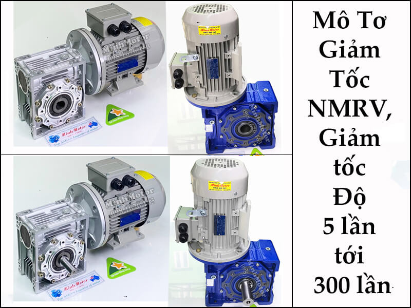 Motor điện liền giảm tốc vỏ nhôm RV
