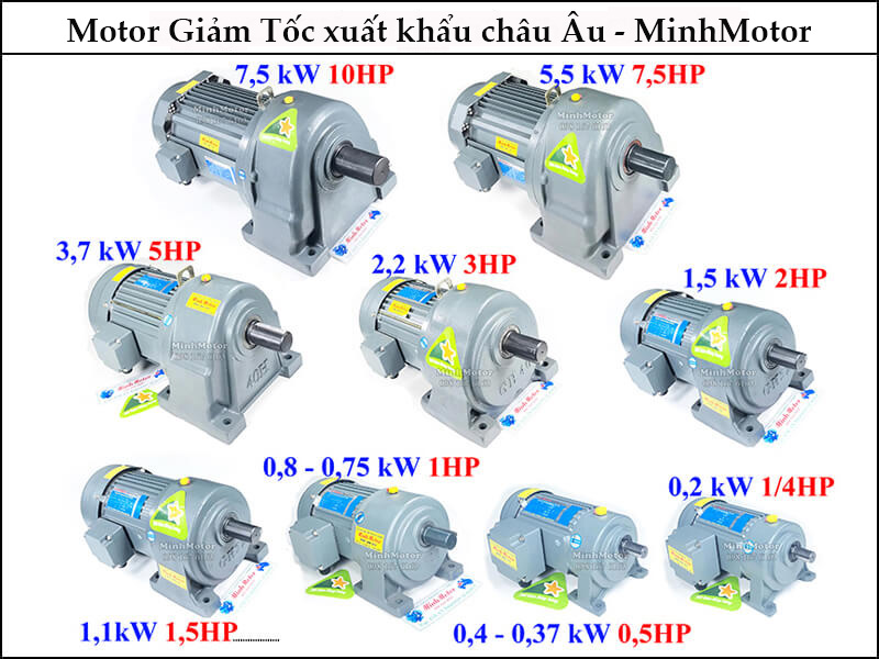 Động cơ hộp số tải trung giá rẻ - hiệu Taili