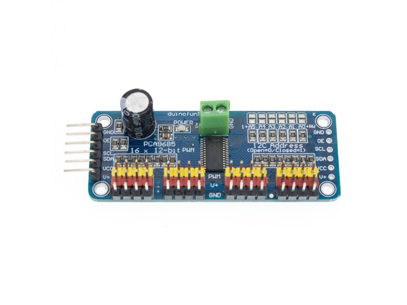 Module PCA9685 16 k&ecirc;nh tạo PWM điều khiển động cơ RC servo