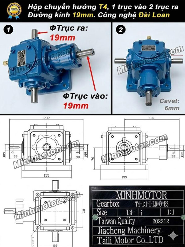 Hộp số chuyển hướng T4