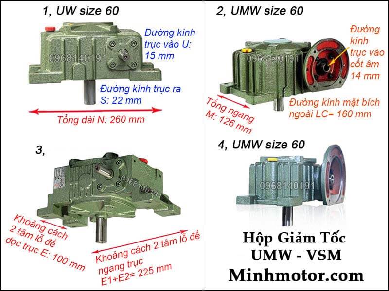 Hộp số UMW VSM size 60